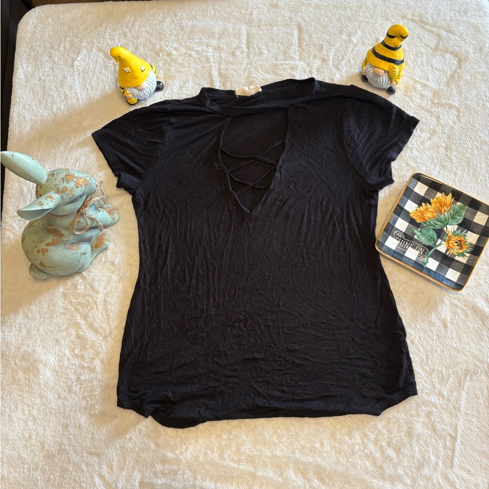 2/$15 Rainbows and Cupcakes Classic Black Short Sleeve Tee for Everyday Comfort